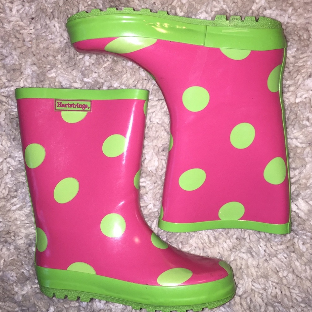 Girls' Hartstrings rain boots...Size 2